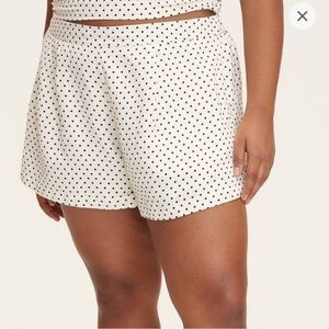 NWT Kate Spade for Target Mini Polka Dot Linen Flared High Rise Shorts